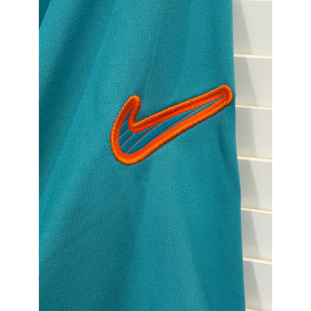 Nike Miami Dolphins Dri-FIT Teal Orange Performance‎ Hoodie Womens Small NFL - Picture 5 of 9